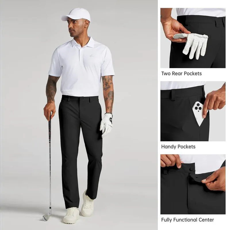 Men's Golf Stretch Straight Pants